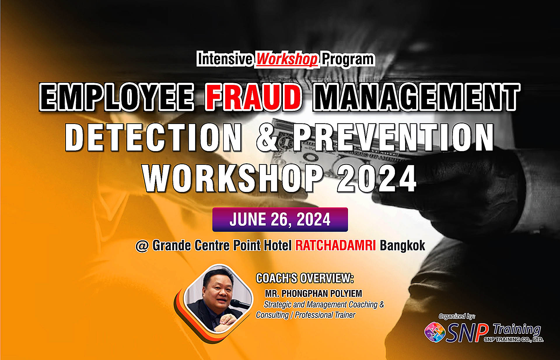 Employee Fraud Management Detection & Prevention Workshop 2024